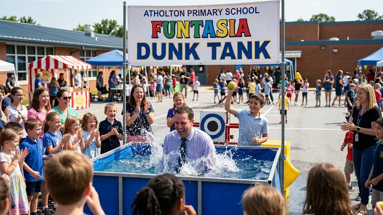 Atholton Primary School Funtasia Dunk Tank Event