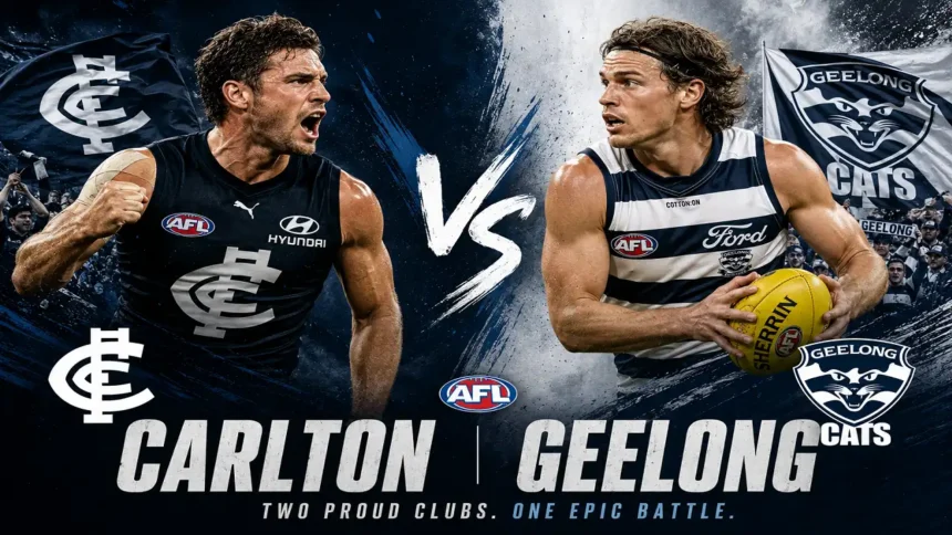 Carlton vs Geelong Cats Chase Fifth Straight Win