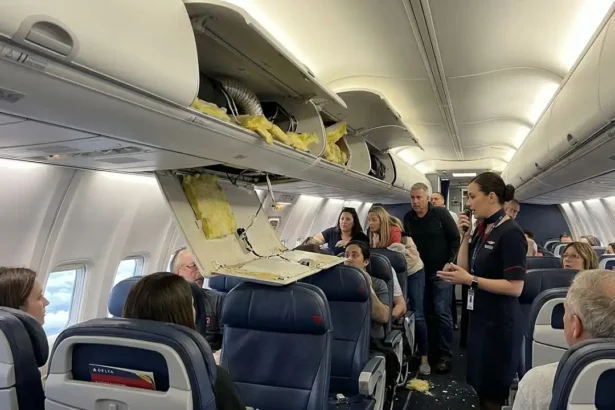delta flight 2417 ceiling collapse