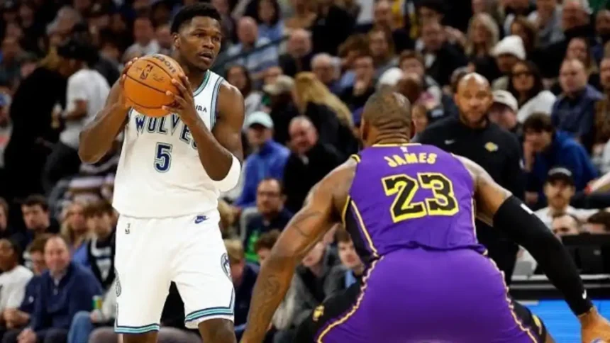 Lakers vs Timberwolves Match Player Stats Break Down
