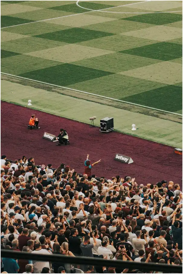 Exciting Football Game at London Stadium - Source: Unsplash