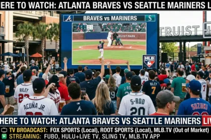 Where to Watch Atlanta Braves vs Seattle Mariners Live