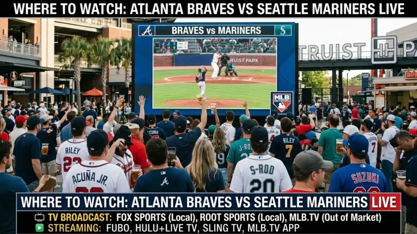 Where to Watch Atlanta Braves vs Seattle Mariners Live