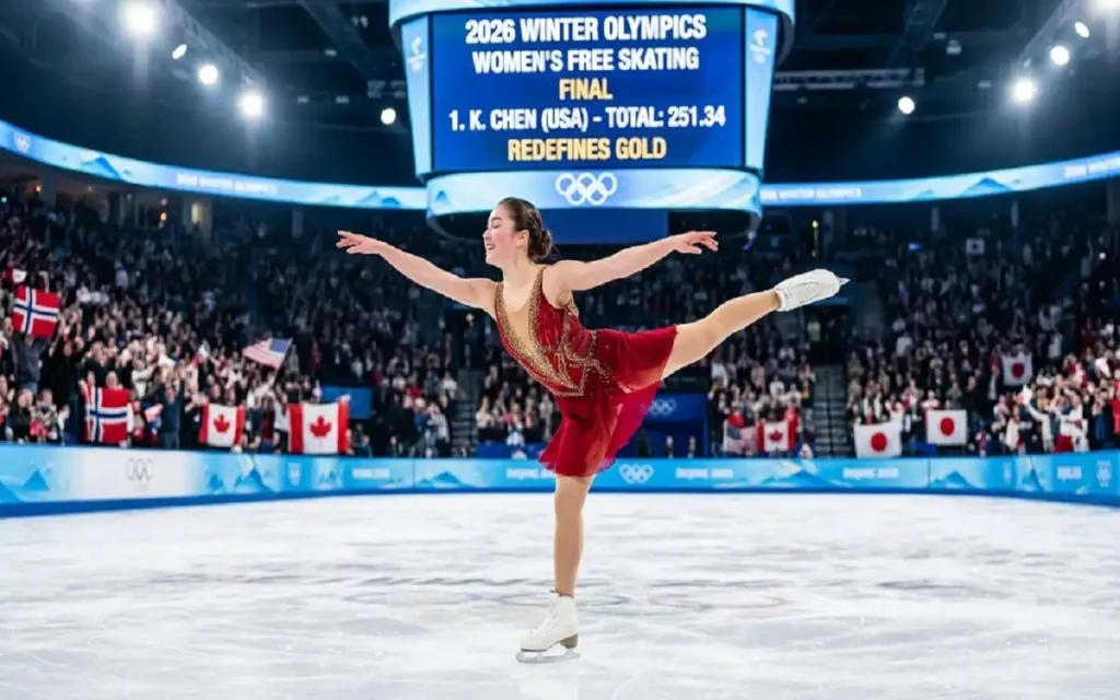 Winter Olympics Women Single Skating Free Skating