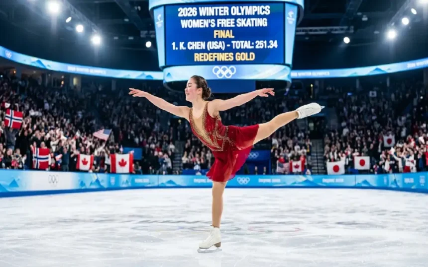 Winter Olympics Women Single Skating Free Skating