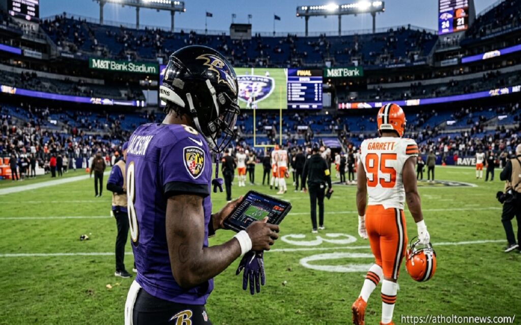 baltimore ravens vs cleveland browns match player stats
