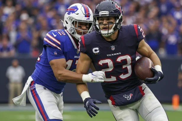 buffalo bills vs texans match player stats