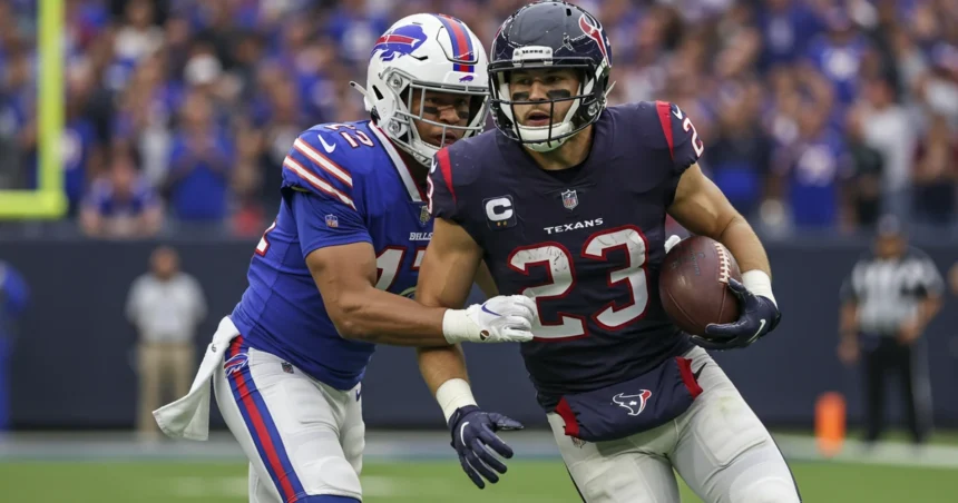 buffalo bills vs texans match player stats