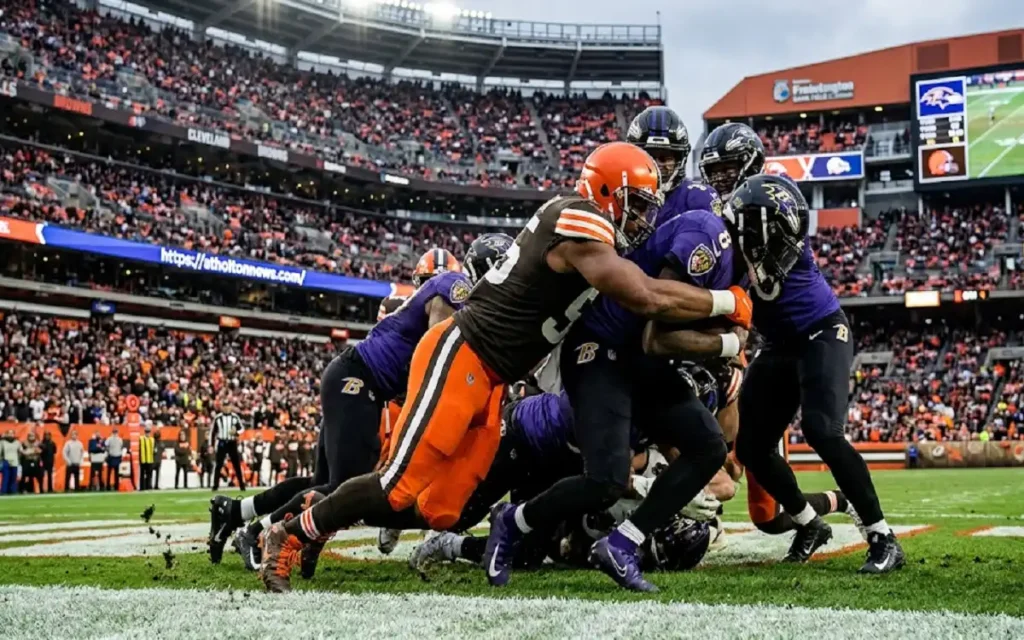 cleveland browns vs baltimore ravens match player stats
