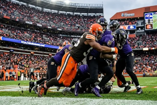 cleveland browns vs baltimore ravens match player stats