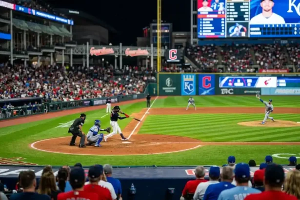 cleveland guardians vs kansas city royals match player stats