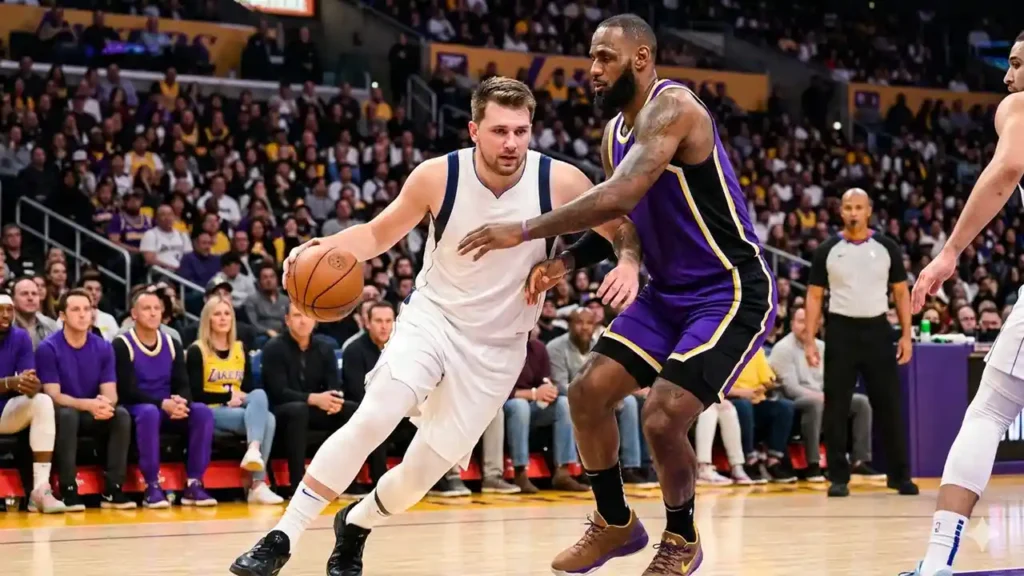 dallas mavericks vs lakers match player stats