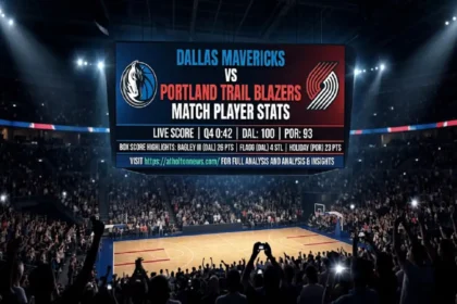 dallas mavericks vs portland trail blazers match player stats