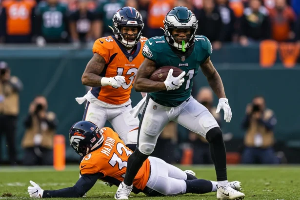 denver broncos vs philadelphia eagles match player stats