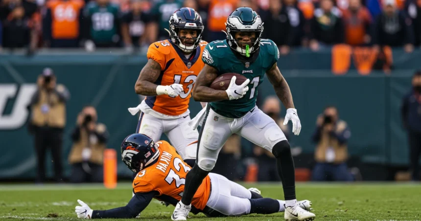 denver broncos vs philadelphia eagles match player stats