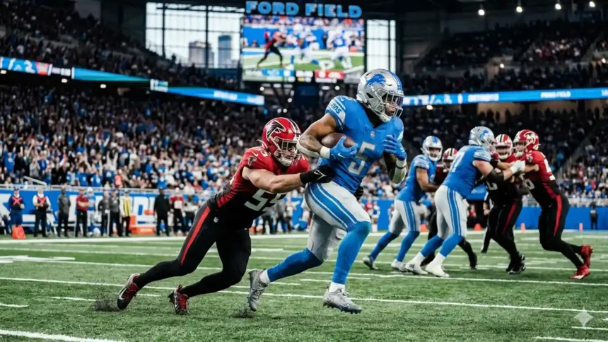 detroit lions vs atlanta falcons match player stats