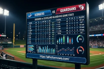 dodgers vs cleveland guardians match player stats