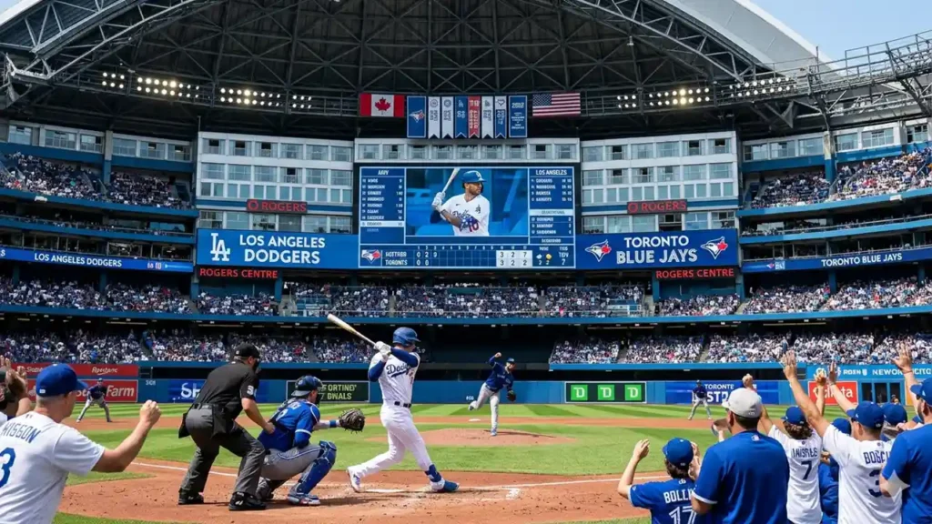 dodgers vs toronto blue jays match player stats