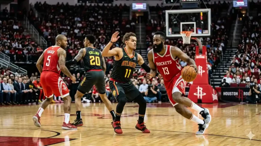 houston rockets vs atlanta hawks match player stats