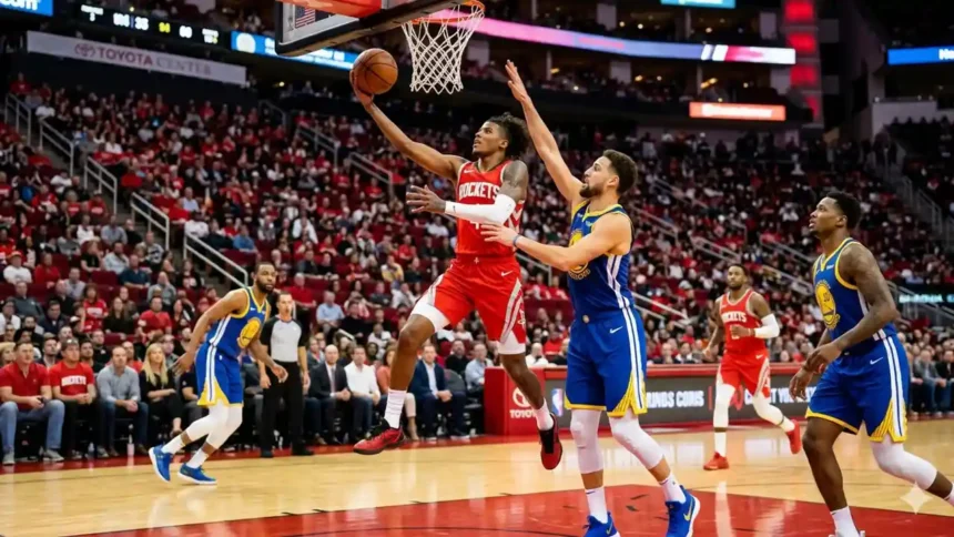 houston rockets vs golden state warriors match player stats