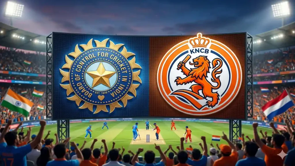 india national cricket team vs netherlands national cricket team match scorecard