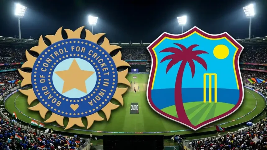 india national cricket team vs west indies cricket team match scorecard