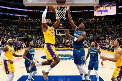 lakers vs timberwolves match player stats