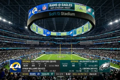 los angeles rams vs philadelphia eagles match player stats