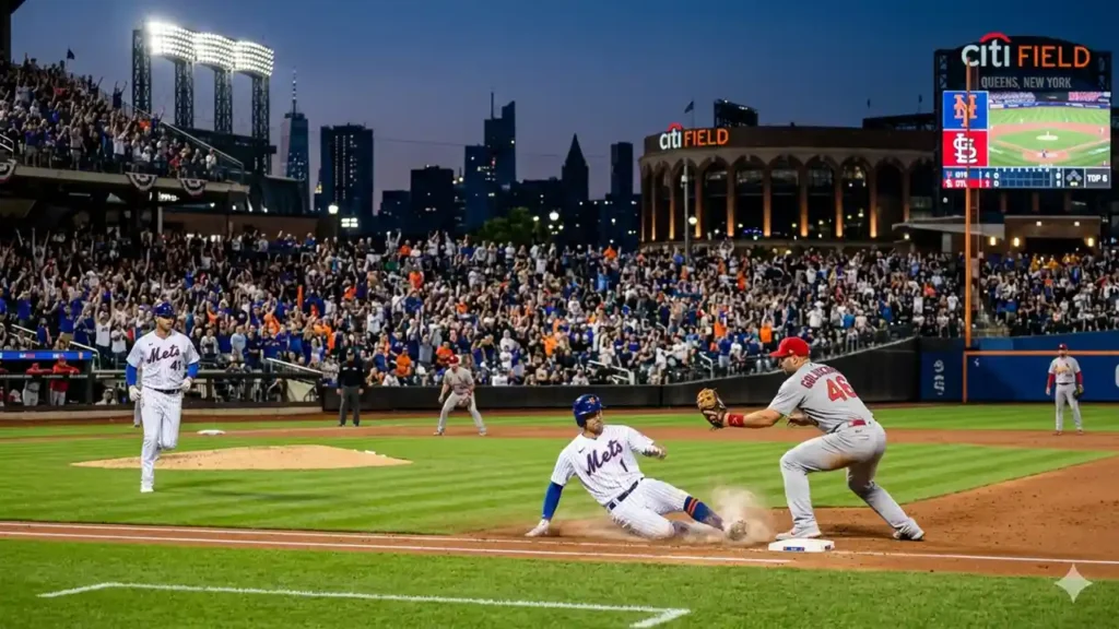 mets vs st. louis cardinals match player stats