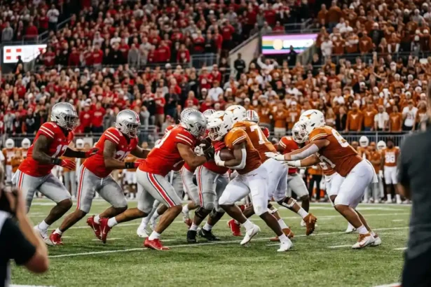 ohio state buckeyes football vs texas longhorns football stats