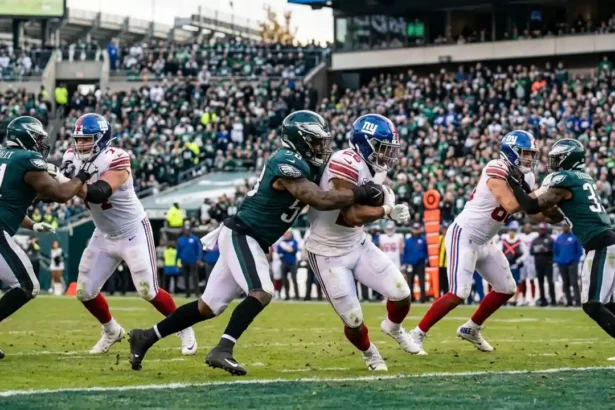 philadelphia eagles vs new york giants match player stats