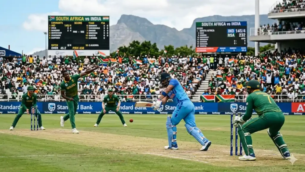 south africa national cricket team vs india national cricket team match scorecard