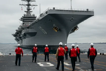 us navy forward-deployed supercarrier