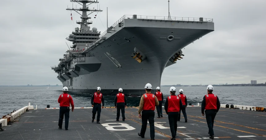 us navy forward-deployed supercarrier