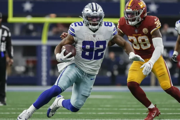 washington commanders vs dallas cowboys match player stats