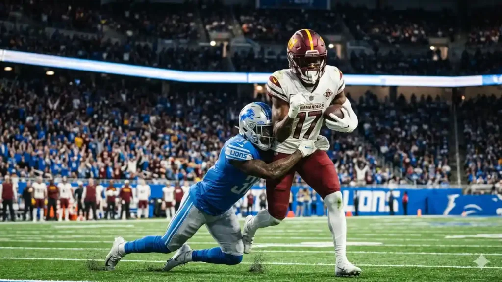 washington commanders vs detroit lions match player stats