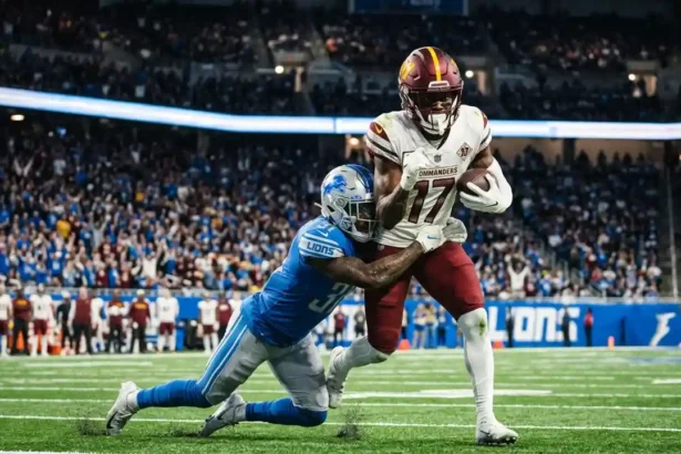 washington commanders vs detroit lions match player stats