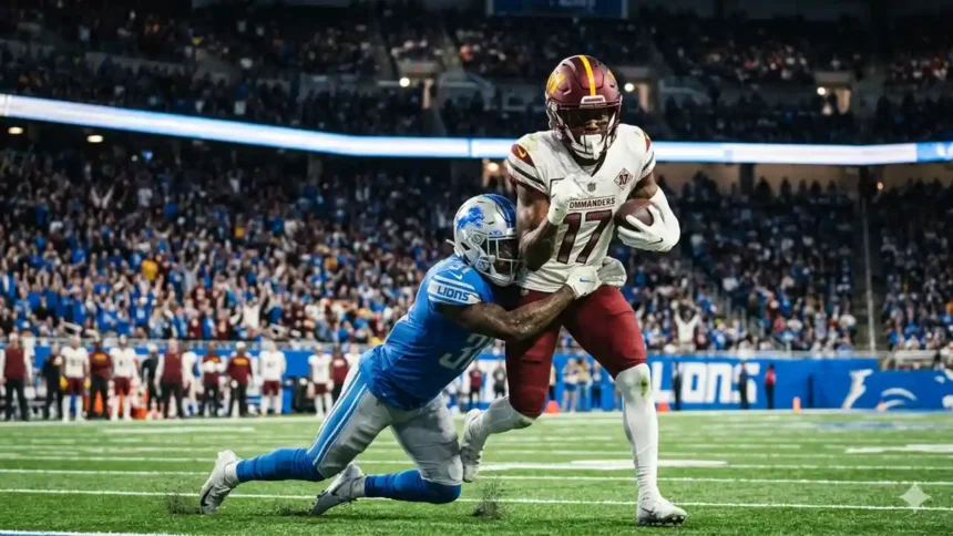 washington commanders vs detroit lions match player stats