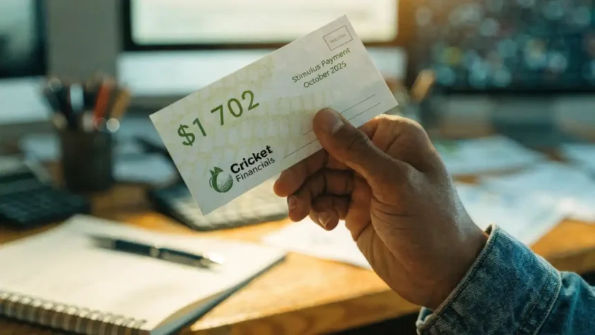 $1 702 Stimulus Payment October 2025 Cricket Financials