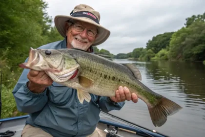 76 Year Old Angler Large Bass Stuns Texas