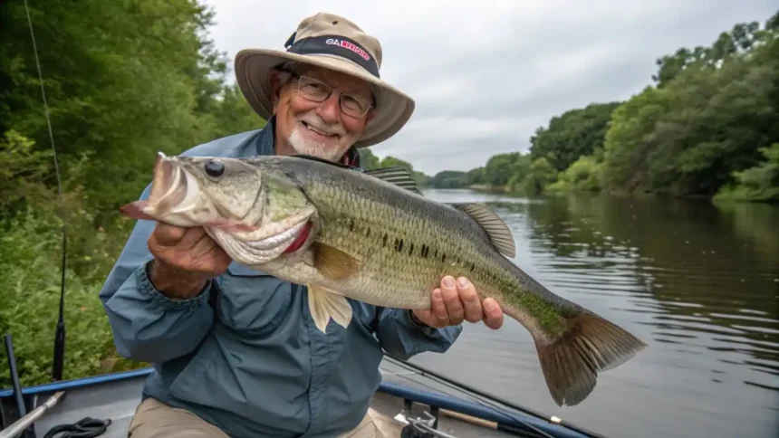 76 Year Old Angler Large Bass Stuns Texas
