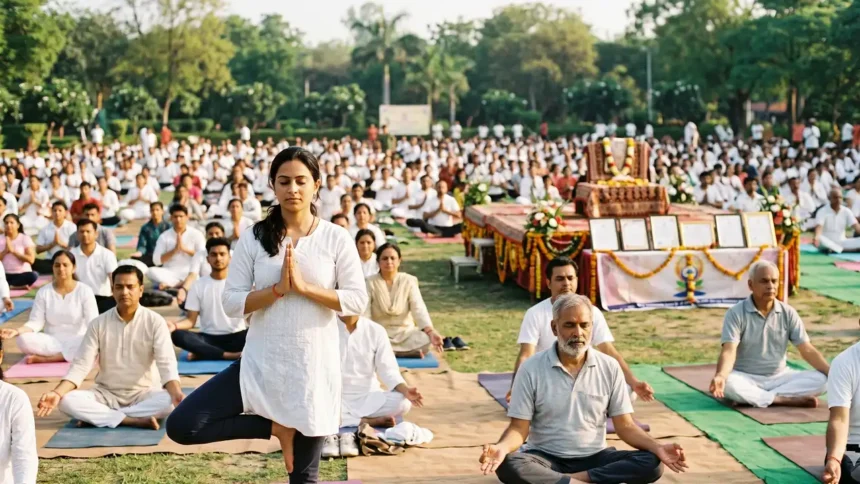 Akshar Yoga Kendraa 21 Guinness World Records