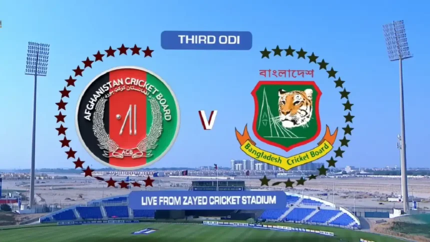 Bangladesh National Cricket Team Vs Afghanistan National Cricket Team Match Scorecard