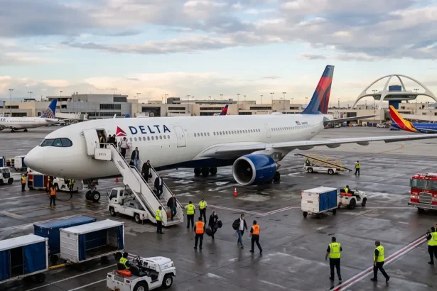 Delta Flight DL275 Diverted LAX Full Report