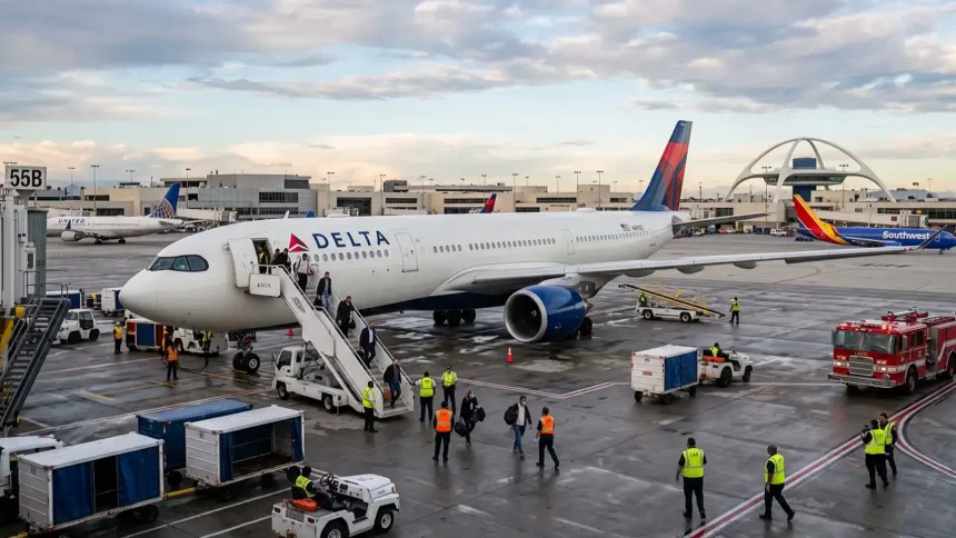 Delta Flight DL275 Diverted LAX Full Report