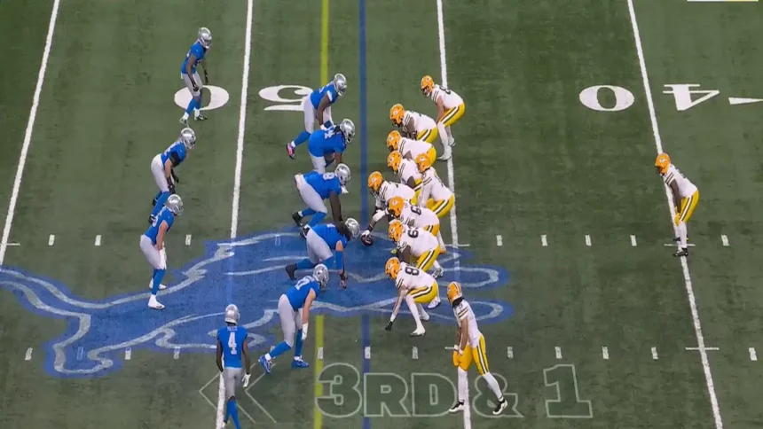 Detroit Lions vs Green Bay Packers Match Player Stats