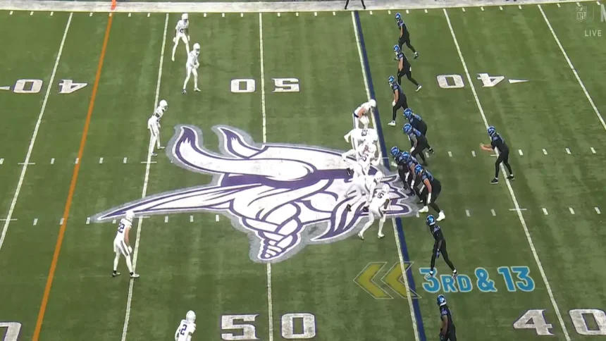 Detroit Lions vs Minnesota Vikings Match Player Stats
