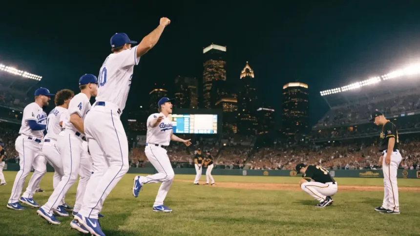 Dodgers vs Pirates LA Wins 12-3 with Late Explosion