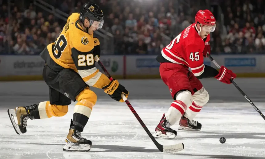 Golden Knights vs Hurricanes Vegas Steals Game 1