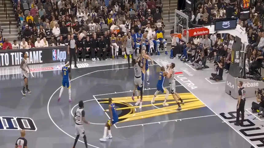 Golden State Warriors vs San Antonio Spurs Match Player Stats